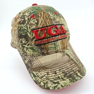 University of Georgia UGA Camo Red The Game Baseball Cap‎ Hat Adjustable